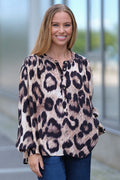 Sonna Blouse | Leopard
