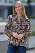 Bea Blouse | Leopard