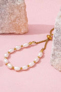 Fresh Pearl Bracelet | Gold