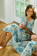 Lisa Dress | Aqua Splash Deep Ultramarin