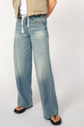 Milo String Jeans Long | Long Mid Blue
