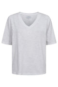 Ulla Ss Vneck Tshirt | White