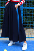Frede Long Panel Skirt | Navy Blue
