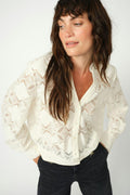 Monia Yen Lace Shirt |  Ecru
