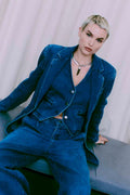 Jean Waistcoat 204975 | Denim Blue