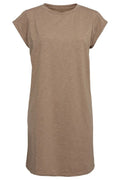 Ulla Tshirt Dress | Dusty Light Brown