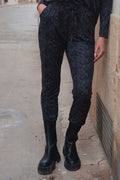 Alma Pants | Black Grey Lace