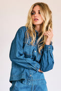 Delina Denim Shirt 35724 | Dark Denim