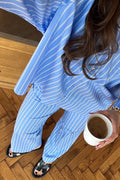Sonar Double Stripe Pants | Light Blue
