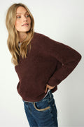 Thora V-Neck Knit |  Fudge