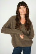 Thora V-Neck Knit |  Falcon