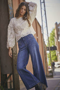 Shania Fluffy Blouse 35889 | Off White