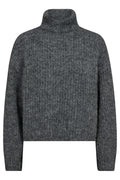 Coralie Roll Knit 32164 | Grey Melange