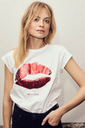 The Kiss Tee 33100 | White Flame