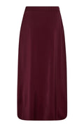 Adna Sateen Skirt 34164 | Burgundy