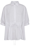 Cotton Crisp Wing Blouse 35417 | White
