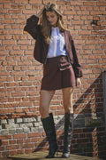 Luna Pocket Skirt | Winered