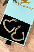 Big Heart Earring | Silver