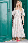 Cassandra Dress | Off White Rose