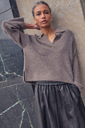 Thora Aidy Polo Knit |  Falcon
