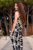 Luna Ella Jumpsuit | Black Art | Kjole fra Black Colour