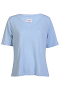 Ulla Ss Vneck Tshirt | Baby Blue
