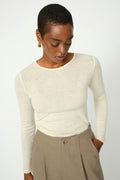 Bouch O-Neck Knit |  Ecru