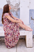Luna Flared Wrap Dress | Vivid Rouge | Kjole fra Black Colour