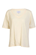 Ulla Ss Vneck Tshirt | Ivory