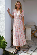 Kanza Soft Rosey Dress | Rose
