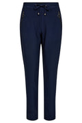 Henne Zip Pants | Dark Navy