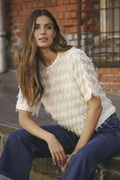 Triangle Ss Blouse 35765 | Off White