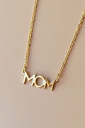Mom Necklace | Gold