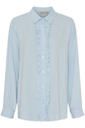 Mollie Shirt | Celeste Stripe