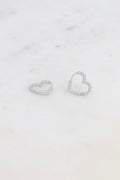 Heart Bubble Earring | Silver
