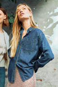 Lisea Shirt 204825 | Dark Blue Denim