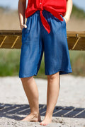 Pueblo Tencel Shorts | Jeans Blue