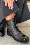 Fashion And Walking Boot | Blackpatent