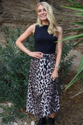 Alma Loose Skirt | Big Lux Leo Fossil