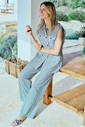 Mella Pants 205672 | Star Offwhite Navy Blazer