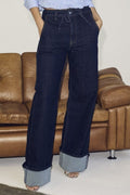 Hubby Reverse Ankle Jeans 31290 | Dark Denim