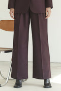 Almira Pleat Pant 31623 | Plum