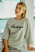 Kassy Pullover 205723 | Light Grey Melange Black