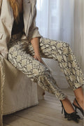 Snake Crop Pant | Bone