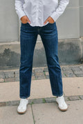 Cecilia Cover Long Jeans | Blue Denim