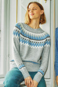 Mayfair Pullover 204655 | Medium Grey Mel Wedgewood