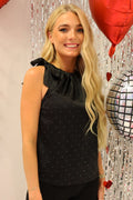 Hailey Halterneck Top | Black Diamond