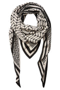 Trinity Scarf | Creme Black