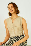 Lavina Top 205756 | Simply Taupe