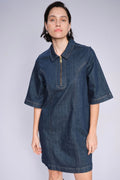 Abigail Denim Dress  |  Dark Blue